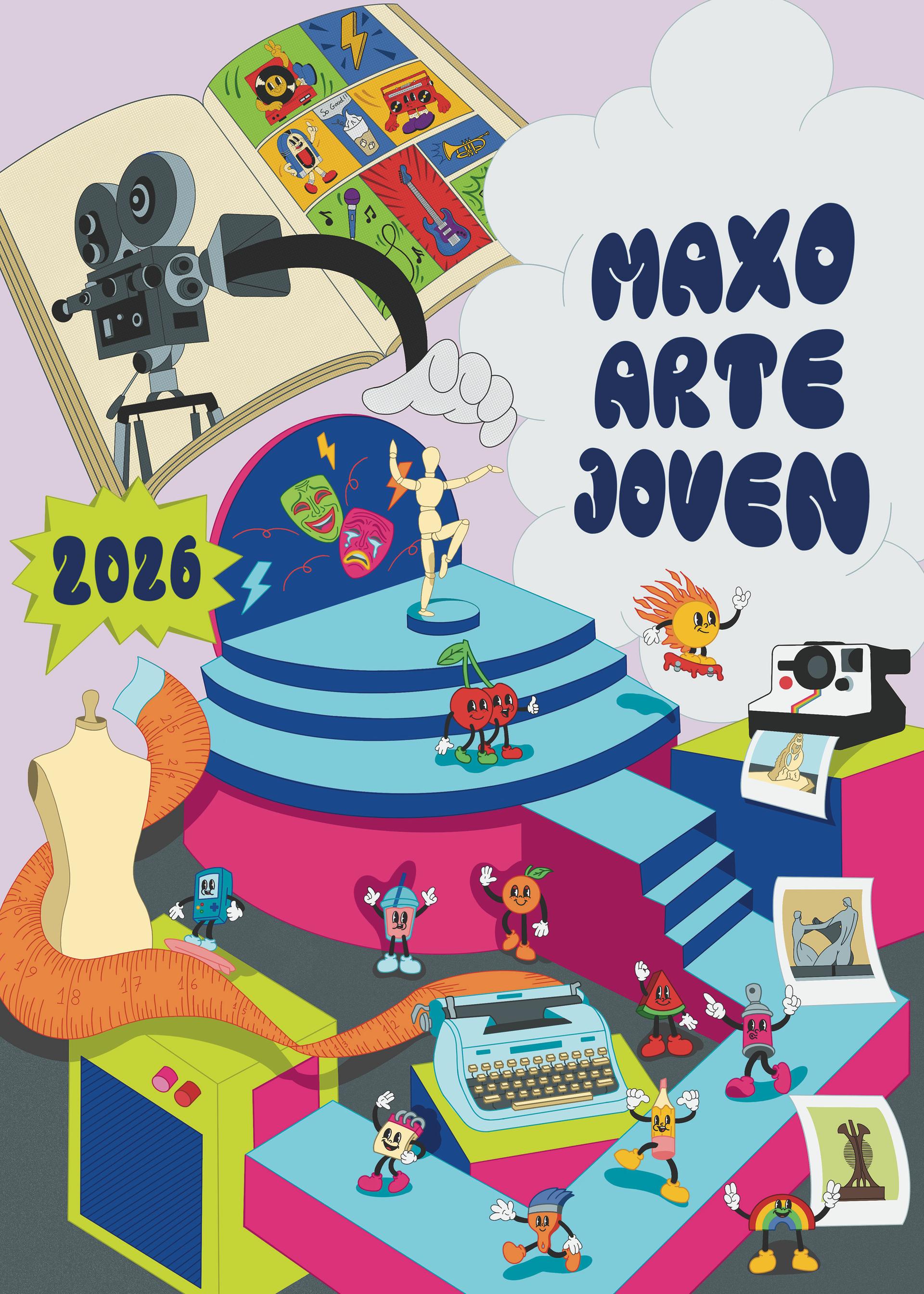 Cartel Maxo Arte Joven